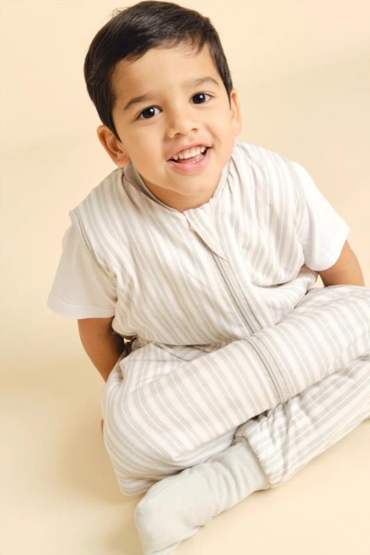 Pijama manta con calcetines antideslizantes - Dawn Stripes - TOG 1 - detalle