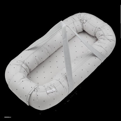Gro Printed Babylift - Classic dot dumbo grey
