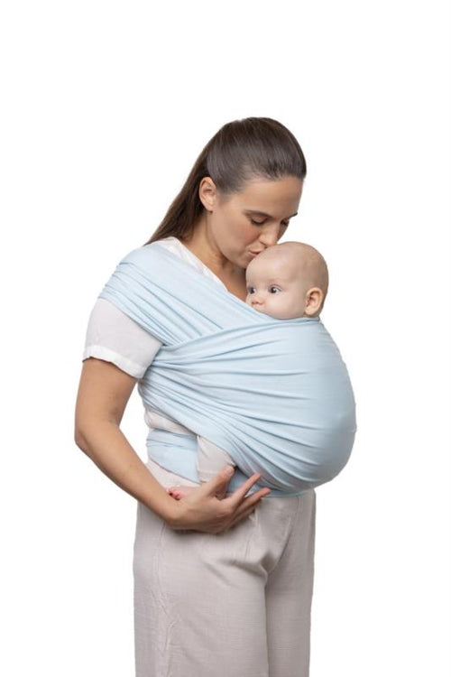 Fular elástico portabebés Boba Wrap Bambú Serenity Light Blue Talla única