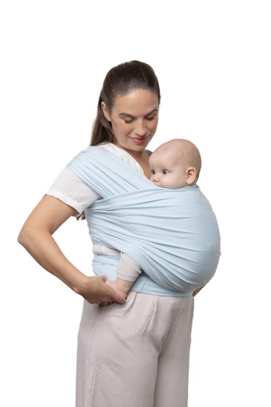 Fular elástico portabebés Boba Wrap Bambú Serenity Light Blue Talla única