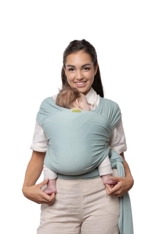 Fular elástico portabebés Boba Wrap Bambú Serenity Sea Mist Talla única