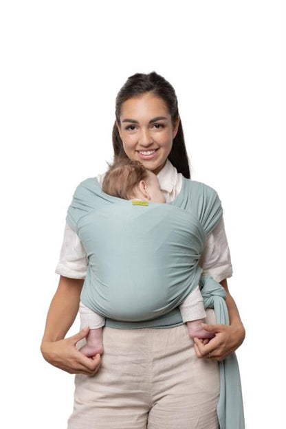 Fular elástico portabebés Boba Wrap Bambú Serenity Sea Mist Talla única