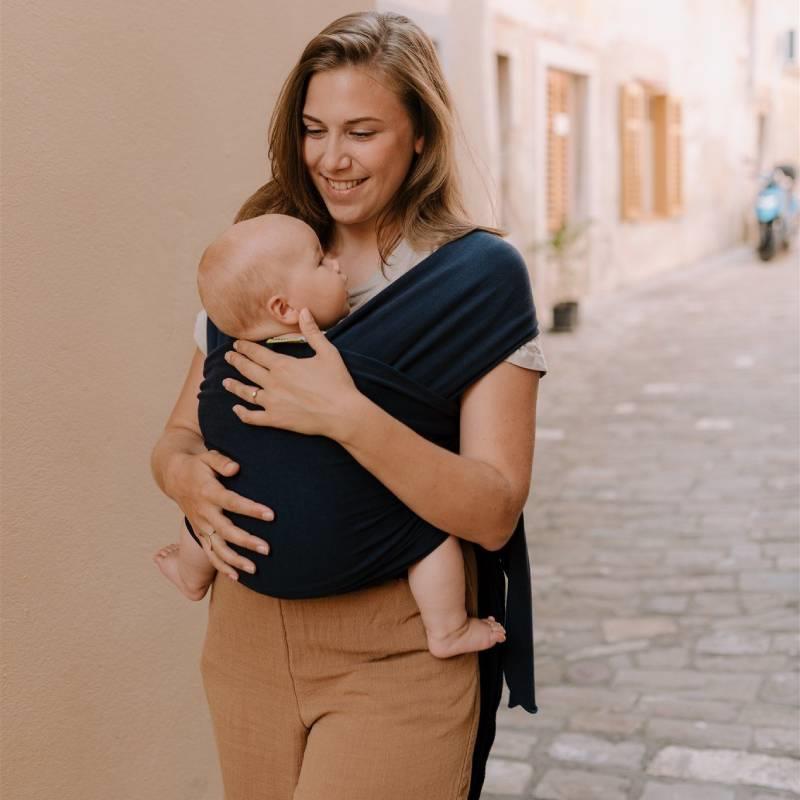 Fular elástico portabebé Boba Wrap Navy blue Talla única