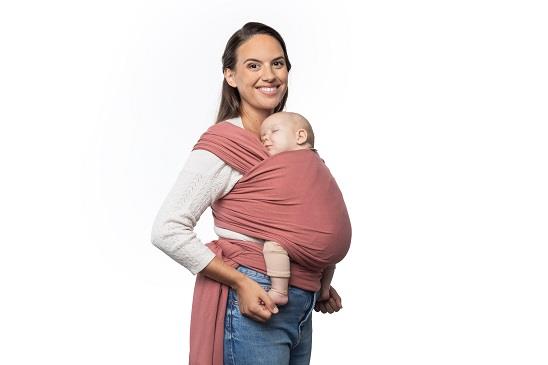 Fular elástico portabebé Boba Wrap Dusty Pink Talla única