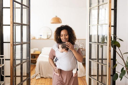 Portabebé Evolutivo Fular Mochila Boba Bliss Grey Talla única