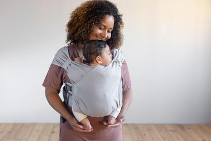 Portabebé Evolutivo Fular Mochila Boba Bliss Grey Talla única