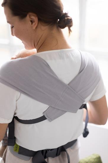 Portabebé Evolutivo Fular Mochila Boba Bliss Grey Talla única