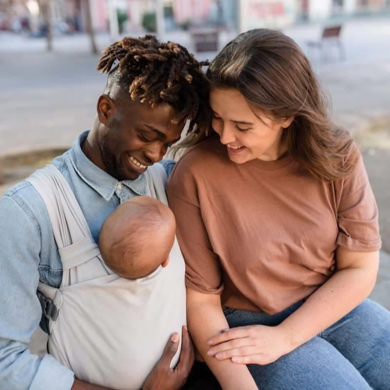 Portabebé Evolutivo Fular Mochila Boba Bliss Grey Talla única