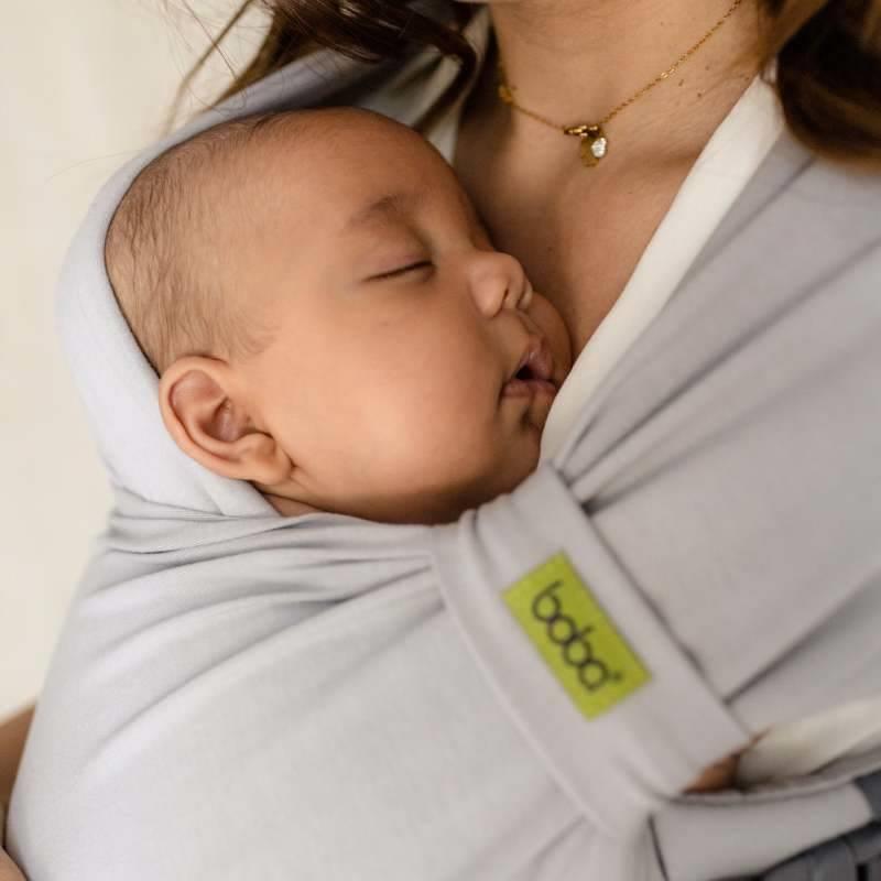 Portabebé Evolutivo Fular Mochila Boba Bliss Grey Talla única
