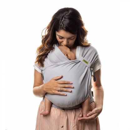 Portabebé Evolutivo Fular Mochila Boba Bliss Grey Talla única