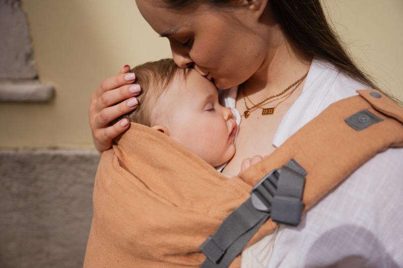 Mochila Evolutiva Portabebé Boba X Linen Rye Talla única