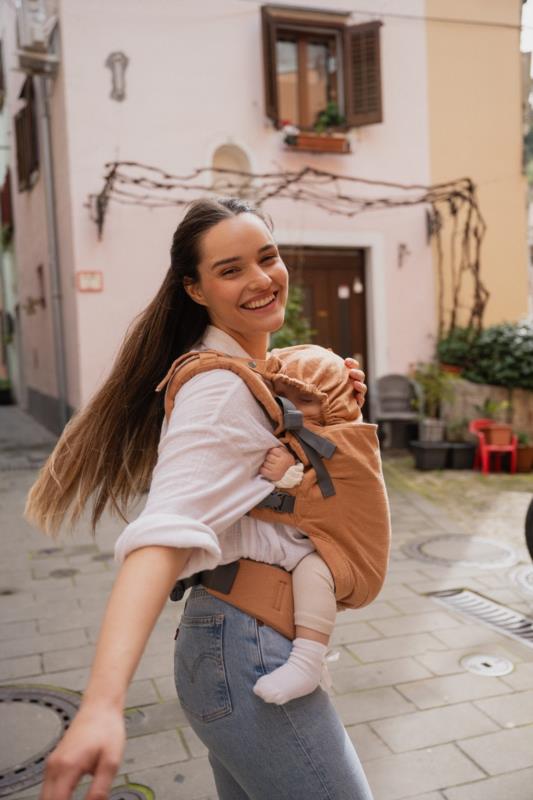 Mochila Evolutiva Portabebé Boba X Linen Rye Talla única