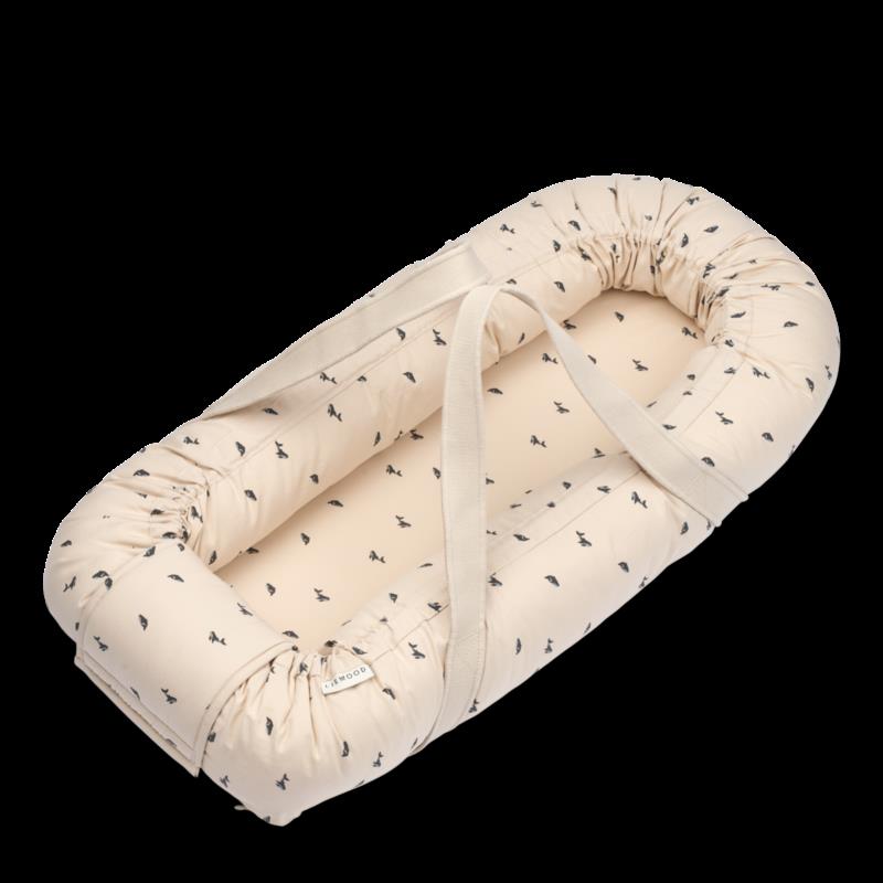 Gro Printed Babylift - Mini whale / Sandy