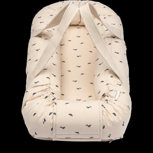 Gro Printed Babylift - Mini whale / Sandy