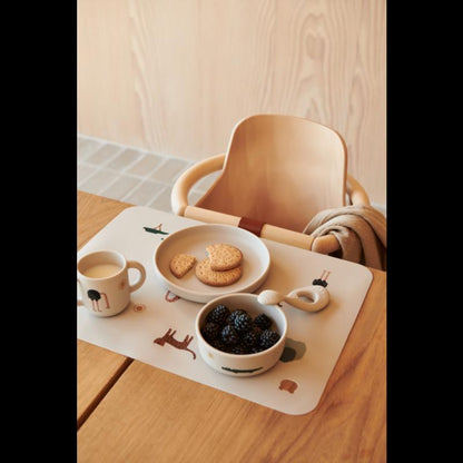 Vivi Printed Tableware Set - Safari sandy mix