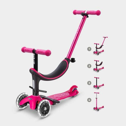 MINI 4en1 DELUXE LED ROSA