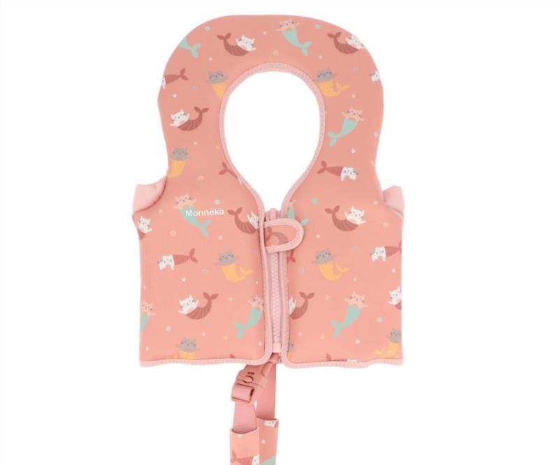 Chaleco Flotador Aprendizaje Mermaid Cats Talla