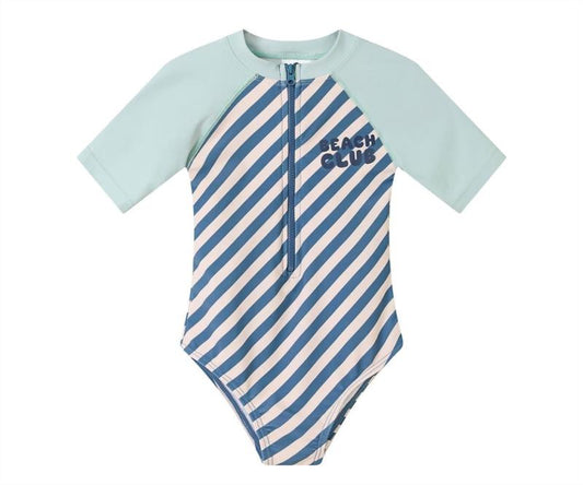 Bañador con Cremallera Stripes Blues & Beyond