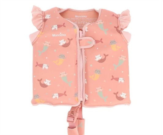Chaleco Flotador Aprendizaje Mermaid Cats