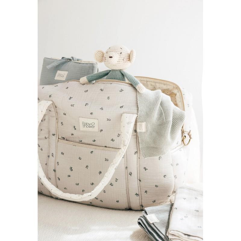 BOLSA MATERNIDAD CAMILA APRICOT - detalle