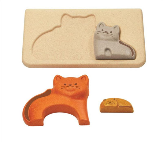 *PUZLE GATOS PLANTOYS
