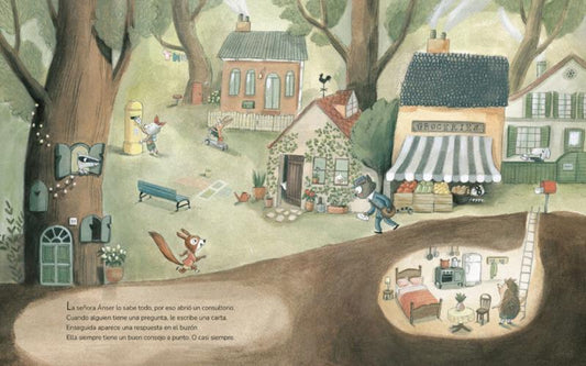 El consultorio de la señora Anser