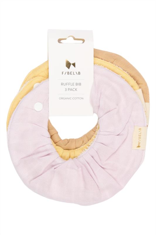 Ruffle Bib - Star Dust - 3 pack