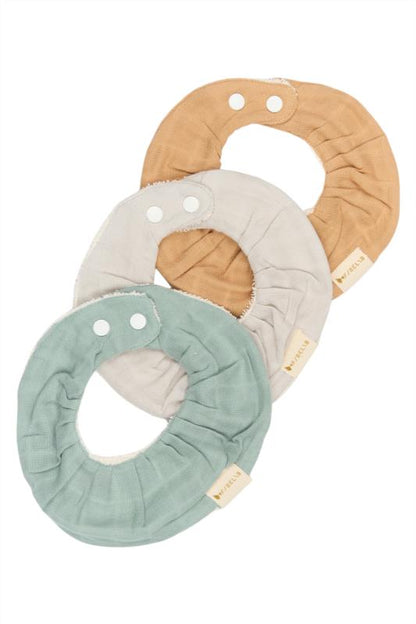 Ruffle Bib - Galaxy - 3 pack
