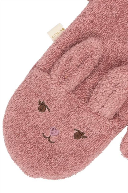 Bath Mitts - 2 pack - Bear and Bunny - detalle