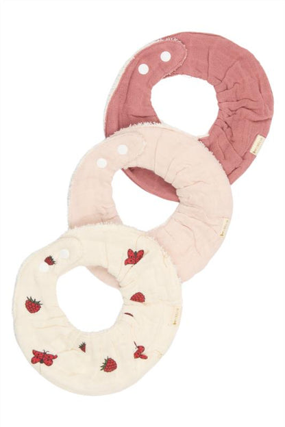 Ruffle Bib 3-pack - Into The Garden