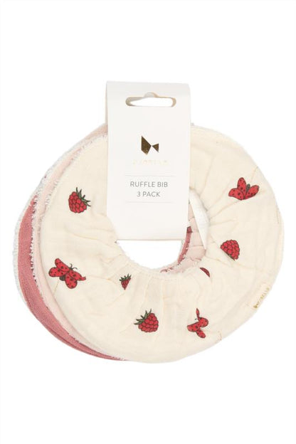 Ruffle Bib 3-pack - Into The Garden - vista alternativa
