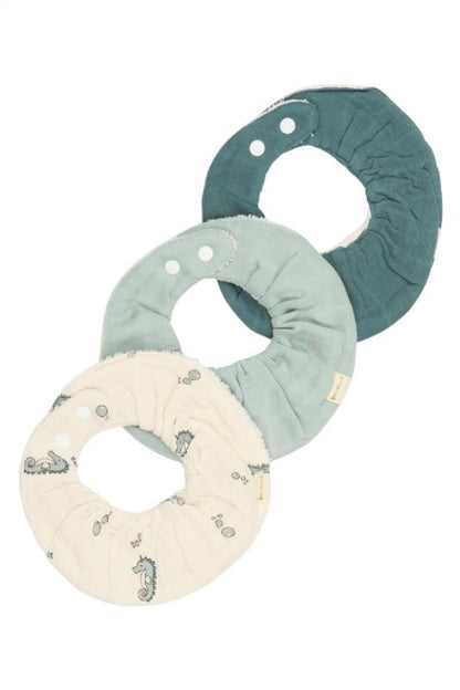 Ruffle Bib 3-pack - Under The Sea