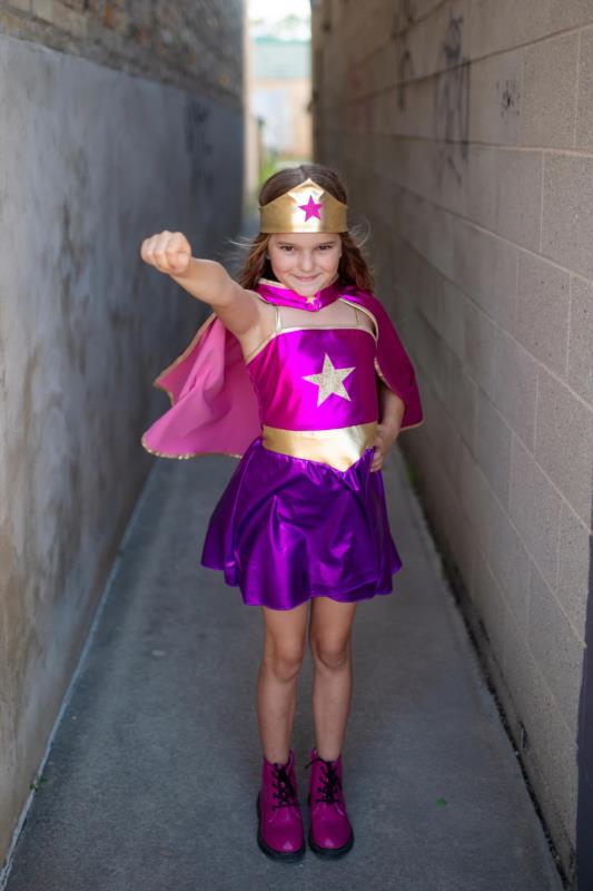 Disfraz super heroína 4-6