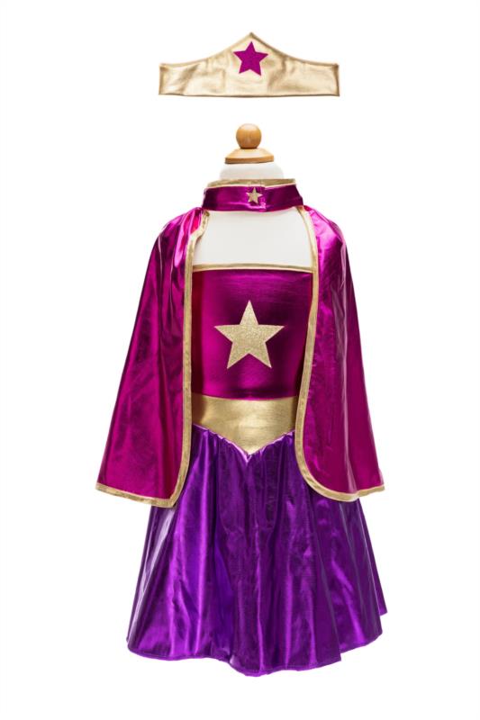 Disfraz super heroína 4-6 - vista alternativa