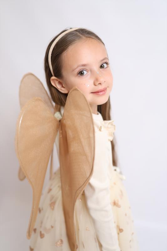 Alas de ángel Georgette (crema)