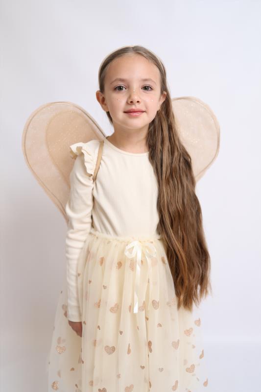 Alas de ángel Georgette (crema)