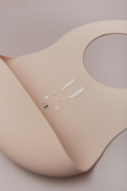 Silicona babero 2-pack - Mrs. Rabbit