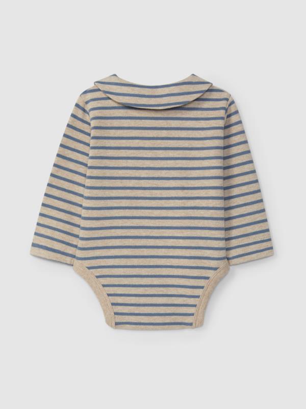 Body a rayas en punto cardado