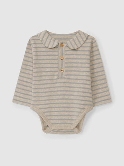 Body a rayas en punto cardado