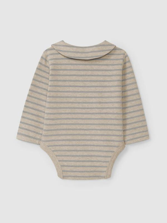 Body a rayas en punto cardado
