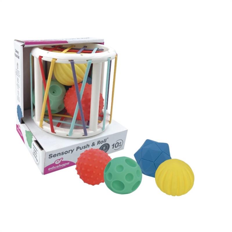 Juego sensorial de empujar y rodar