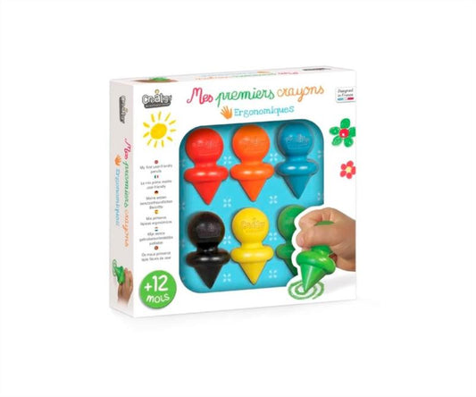 Mis primeros 6 lapices de cera