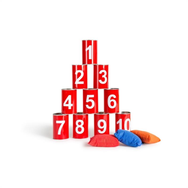 Volcar las latas números