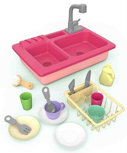 Fregadero de cocina con complementos y grifo - packaging