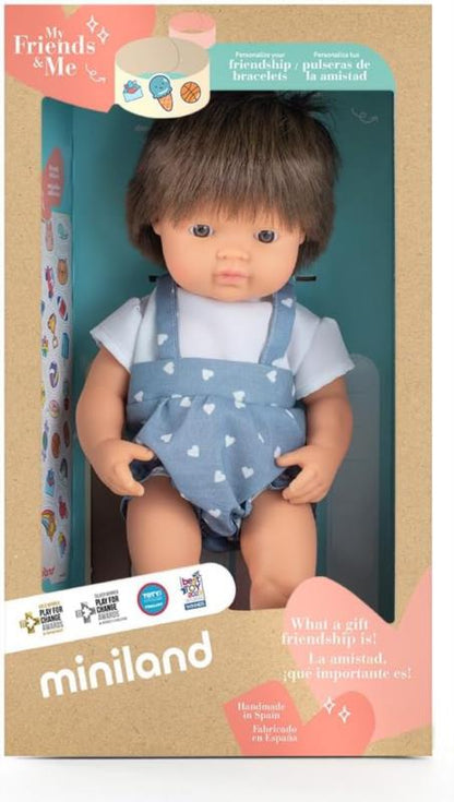 Muñeco castaño My Friends & Me 38 cm - en uso