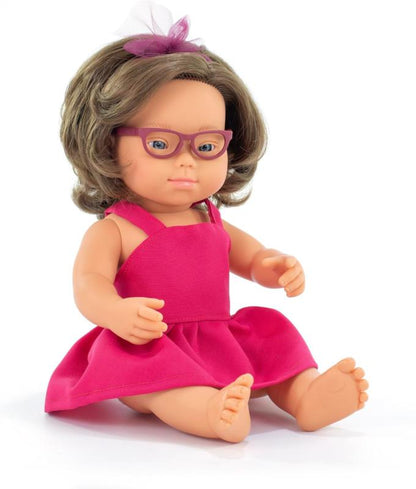 Muñeca con Síndrome de Dawn My Friends & Me 38 cm