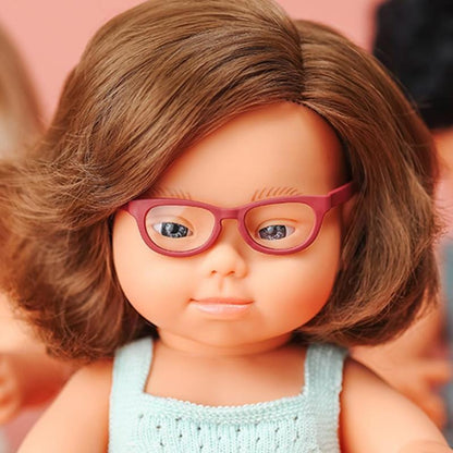 Muñeca con Síndrome de Dawn My Friends & Me 38 cm - detalle
