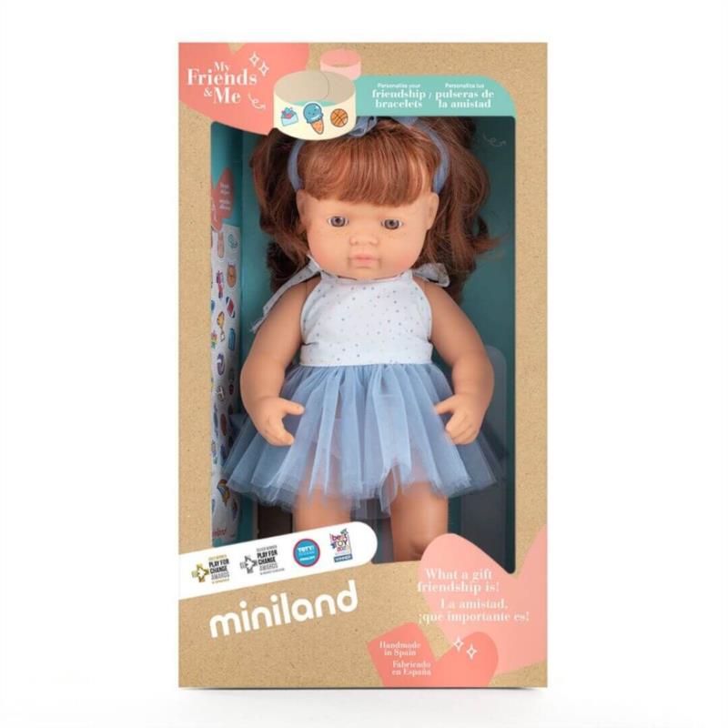 Muñeca pelirroja My Friends & Me 38 cm - detalle