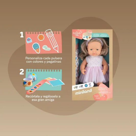 Muñeca rubia My Friends & Me 38 cm