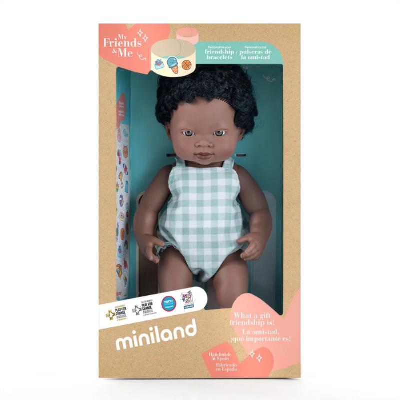 Muñeco africano My Friends & Me 38 cm - detalle